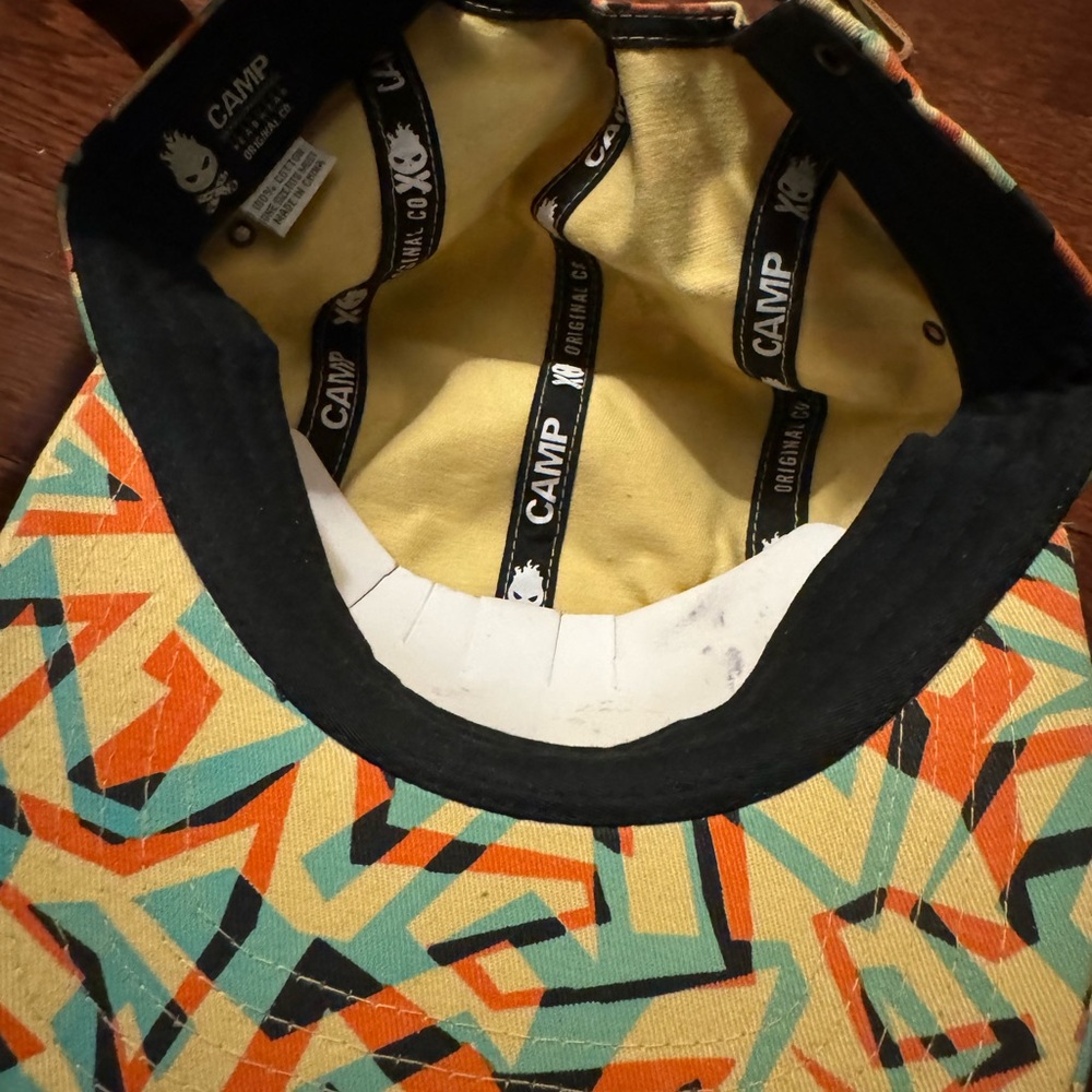 Retro Camp Panel Adjustable Snapback - image 2